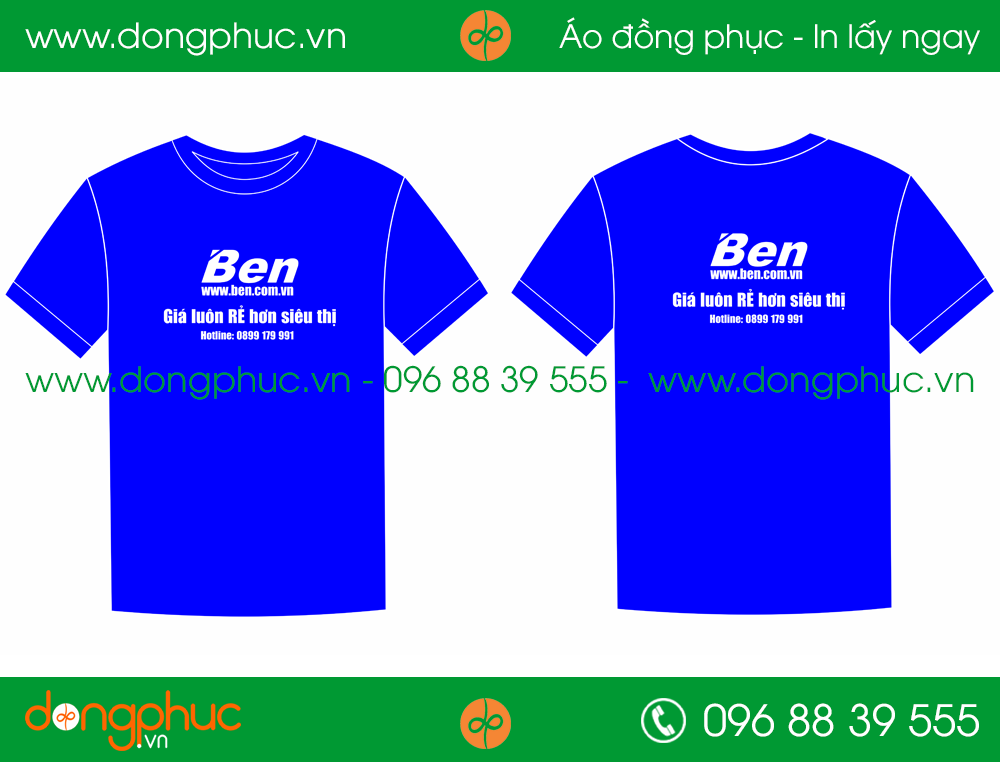 Áo phông đồng phục công ty Ben